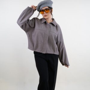 بامبر جکت نیوشا نسکافه ای رنگ