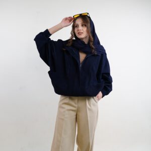 سویشرت آهو رنگ سرمه ای