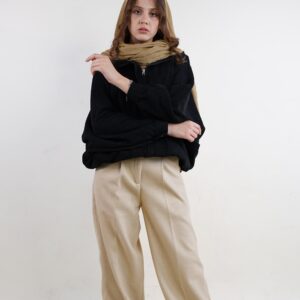 سویشرت آهو رنگ مشکی