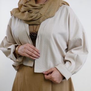 کت گیوا رنگ شیری